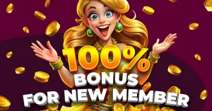 100% BONUS FOR NEW MEMBERS